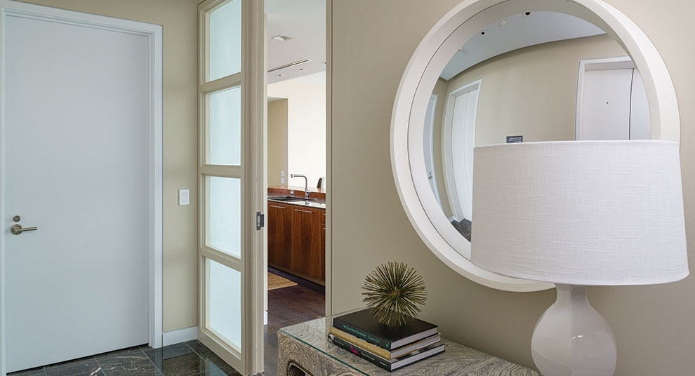 Museum Tower Luxury Condos in Downtown Dallas Model Interiors Transitional 1