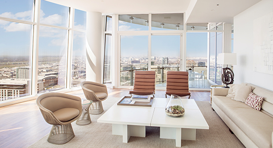 Museum Tower Luxury Condos in Downtown Dallas Model Interiors Contemporary 3