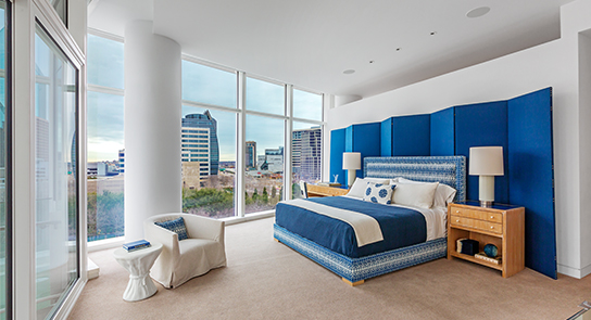 Museum Tower Luxury Condos in Downtown Dallas Model Interiors Contemporary 6