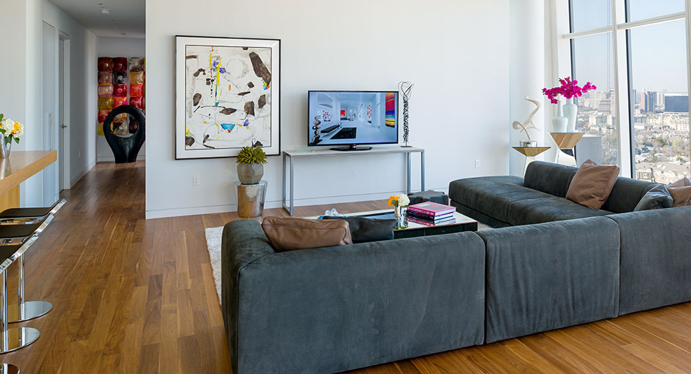 Museum Tower Luxury Condos in Downtown Dallas Model Interiors Modern 5