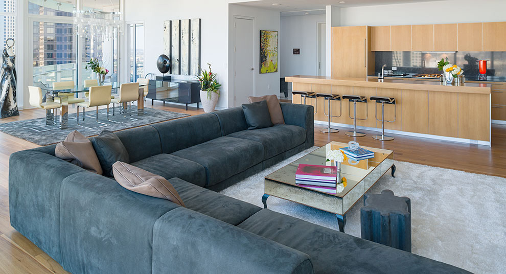 Museum Tower Luxury Condos in Downtown Dallas Model Interiors Modern 6