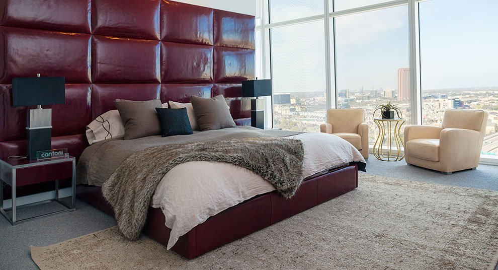 Museum Tower Luxury Condos in Downtown Dallas Model Interiors Modern 8